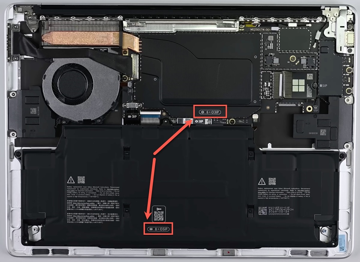 Surface Laptop 11 Repairability