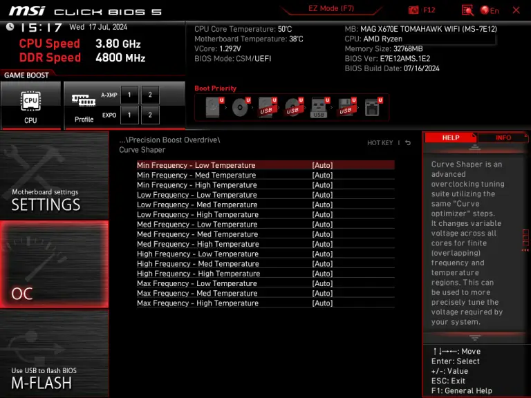 MSI X670E Tomahawk WiFi