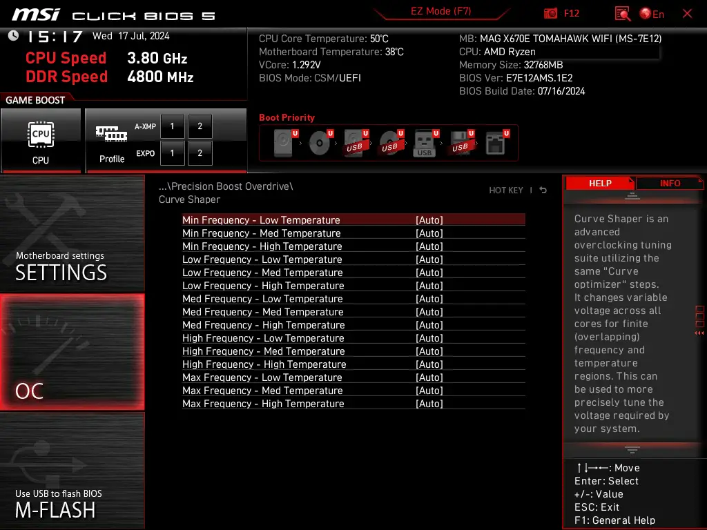 MSI X670E Tomahawk WiFi