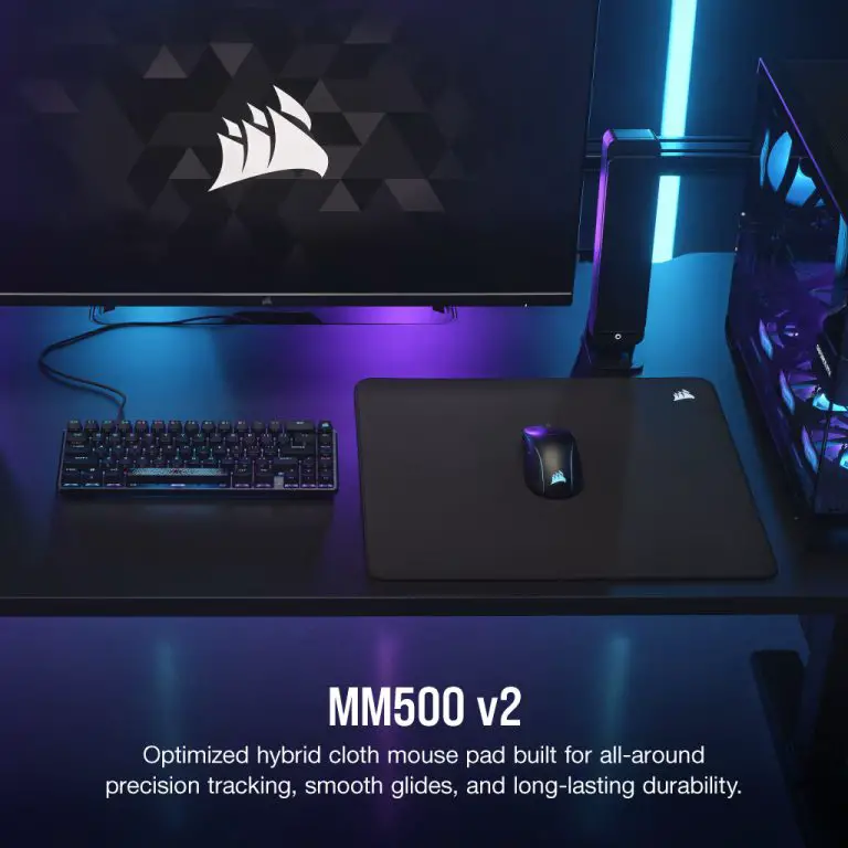 MM500 v2 hybrid fabric gaming mouse pad