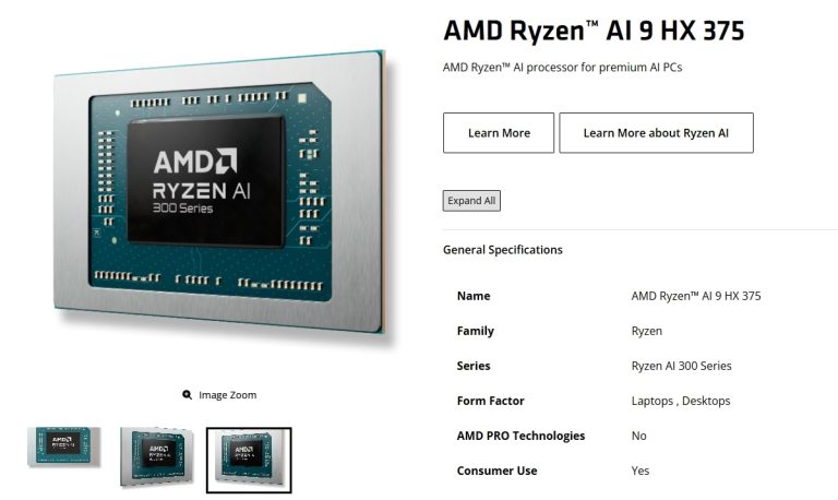 Ryzen AI 9 HX 375