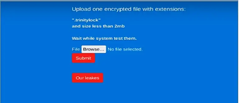 Trinity ransomware