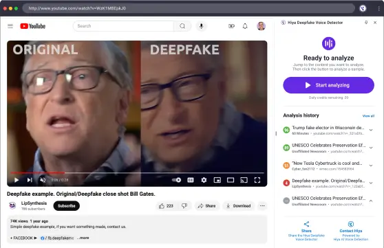 Deepfake Voice Detector