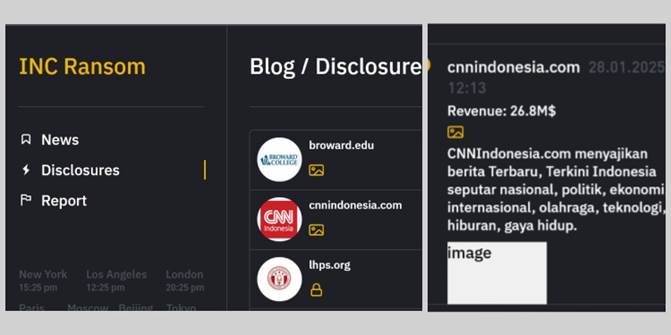 Indonesian CNN cyberattack