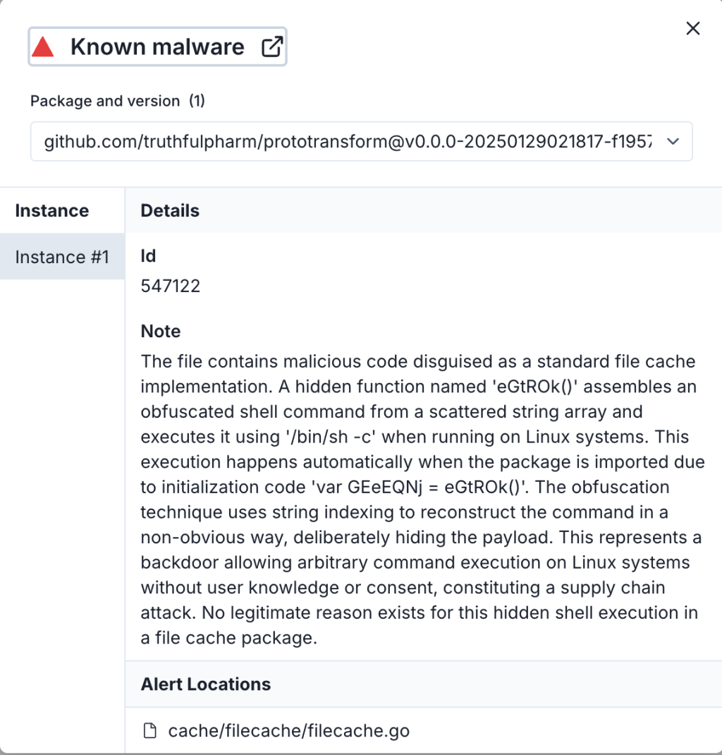 Software supply chain