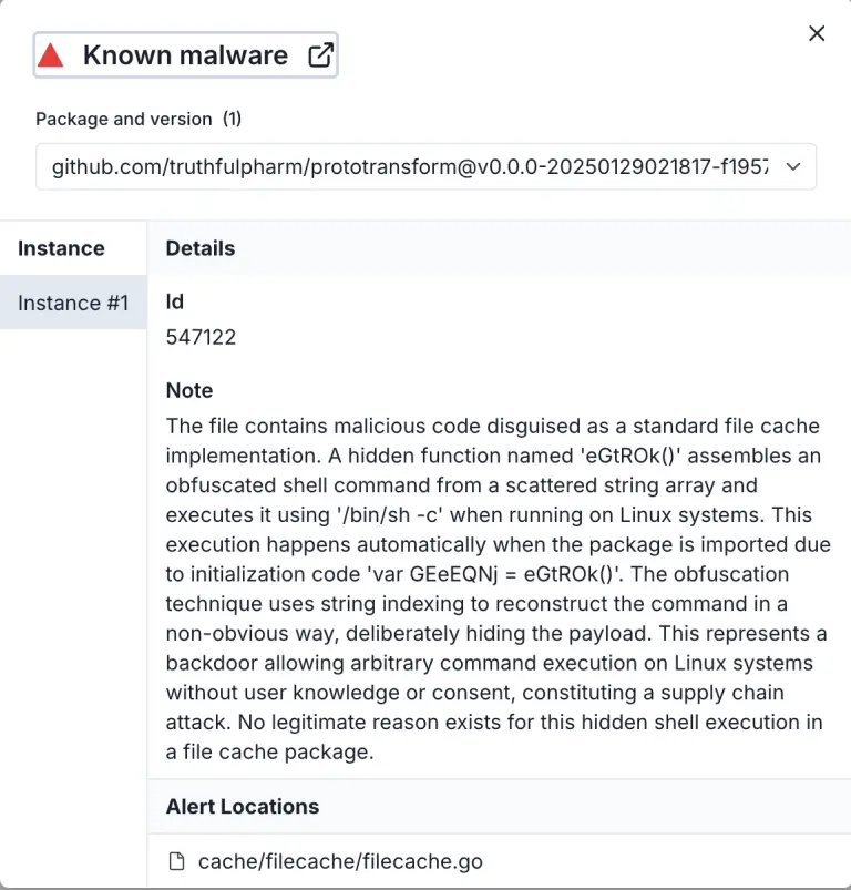 Software supply chain