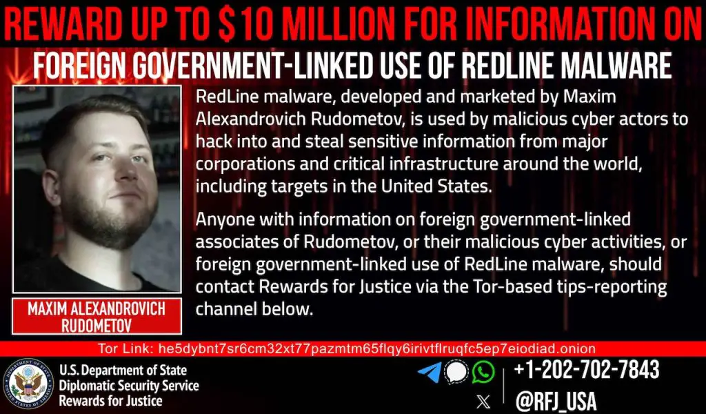 Cybercrime, RedLine Malware