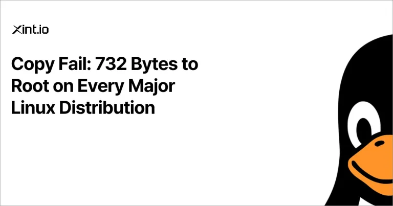 Linux CopyFail vulnerability
