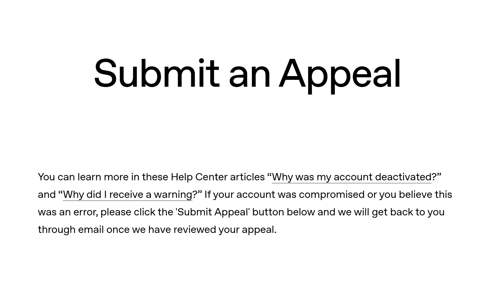 ChatGPT ban appeal guide
