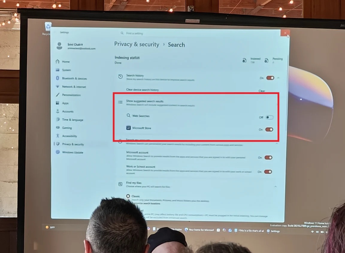 disable Bing Windows 11
