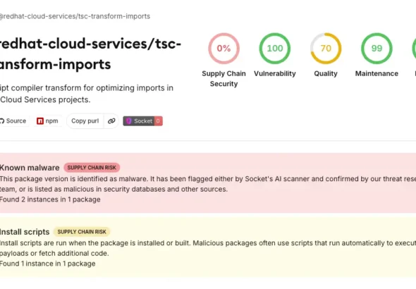Red Hat npm attack