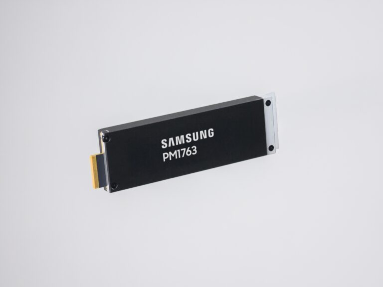 Samsung PM1763 PCIe 6.0 enterprise SSD in E1.S form factor for AI data center workloads
