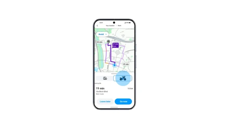 Waze Gemini motorcycle mode navigation with pothole warning and less chatty voice prompts
