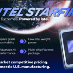 Intel Starfire aerospace AI chip on 18A process with radiation hardening for orbital data centers