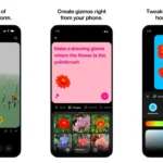 Meta Pocket app interface showing AI generated vibe-coding games