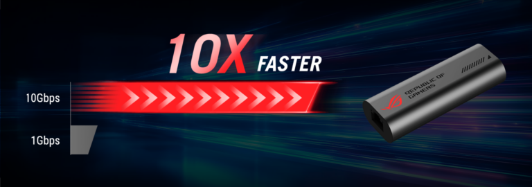 Asus ROG 10GbE adapter and USB-C 10G network card