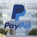Stripe and PayPal logos displayed next to stock market charts showing recent growth