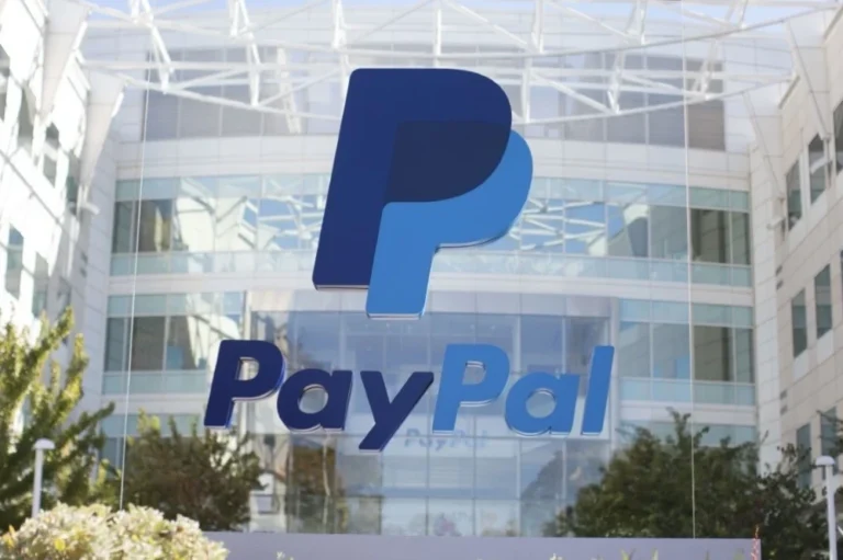 Stripe and PayPal logos displayed next to stock market charts showing recent growth