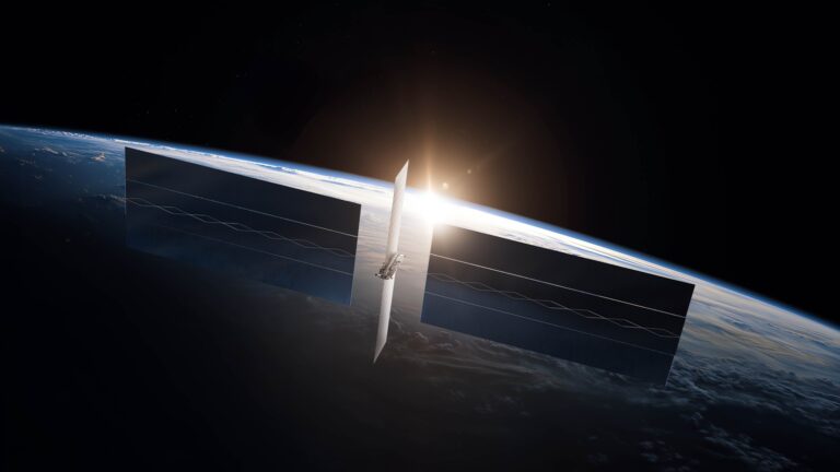 SpaceX NVIDIA Starmind AI1 satellite rendering in orbit