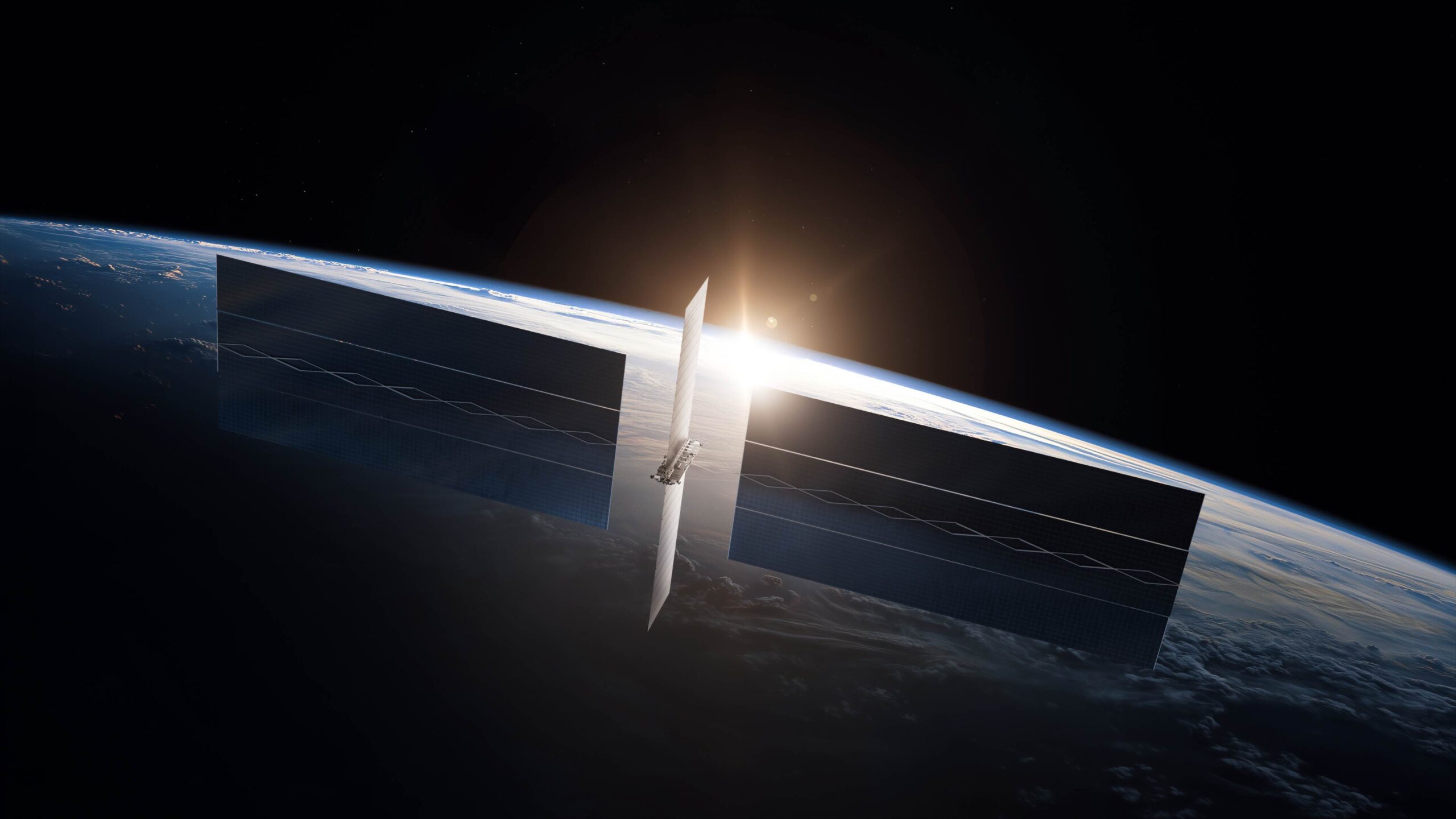SpaceX NVIDIA Starmind AI1 satellite rendering in orbit