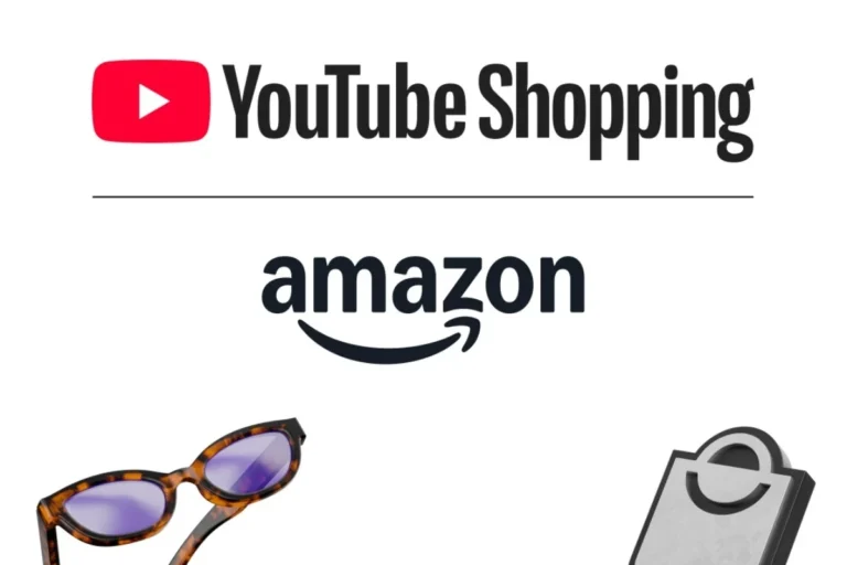 Amazon products tagged inside a YouTube video through the YouTube Shopping affiliate program integration