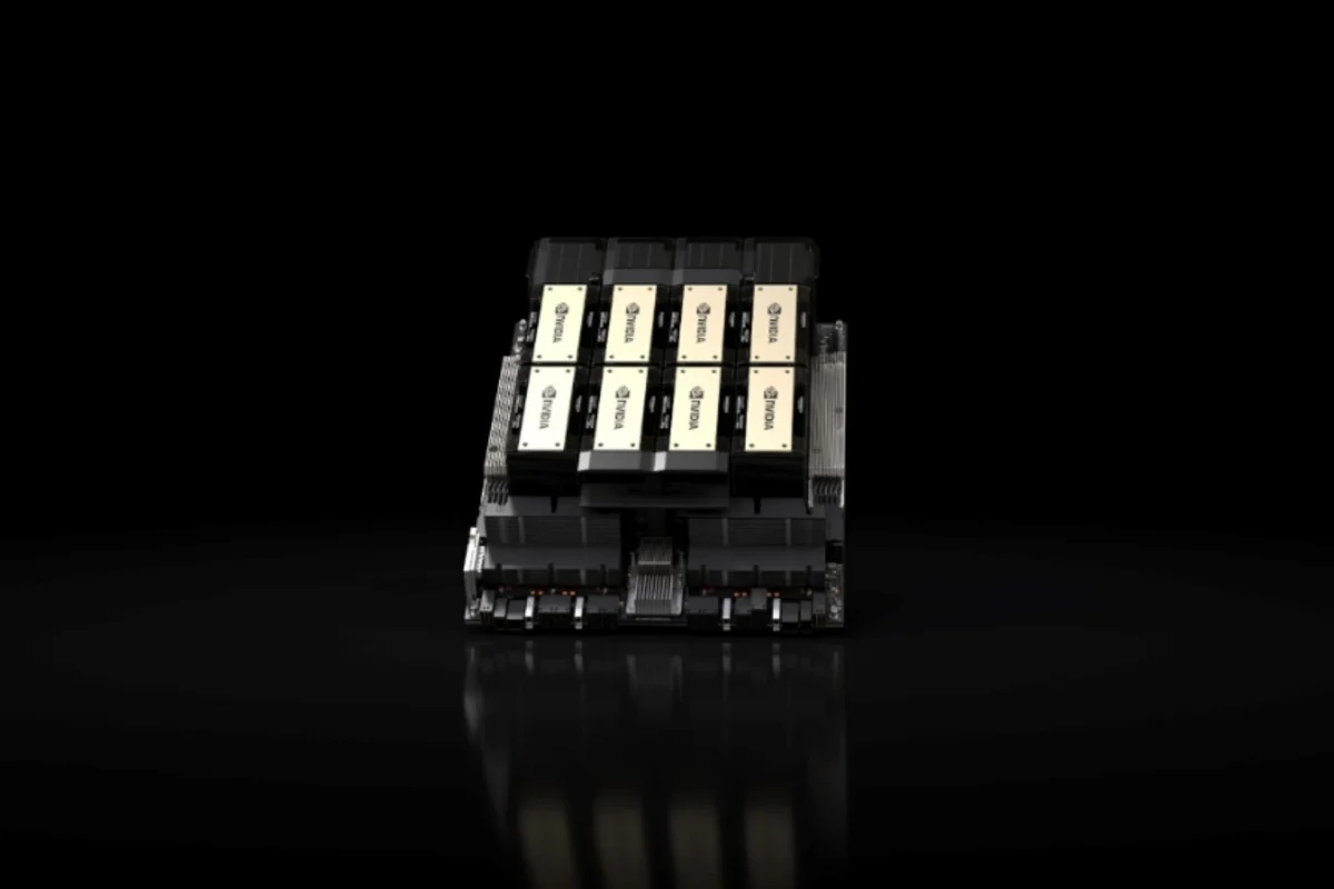 A glowing NVIDIA H200 processor reflecting data streams representing the resumed NVIDIA H200 China shipments for ByteDance and Tencent