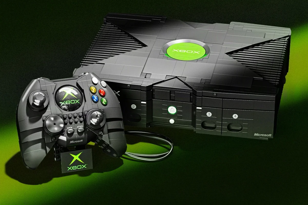 Mattel MEGA original Xbox brick set 1:1 scale Halo Morrowind Psychonauts