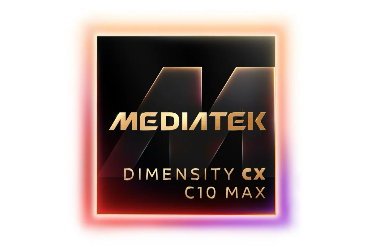 MediaTek Dimensity CX C10 Max chip rendering and Googlebook AI laptop features