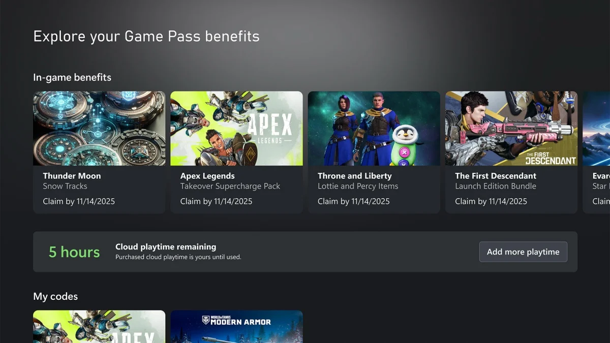 Xbox Cloud Gaming limits and Game Pass monthly streaming hours by tier