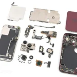 iFixit iPhone 18 Pro teardown showing variable aperture blades vapor chamber and under-display Face ID