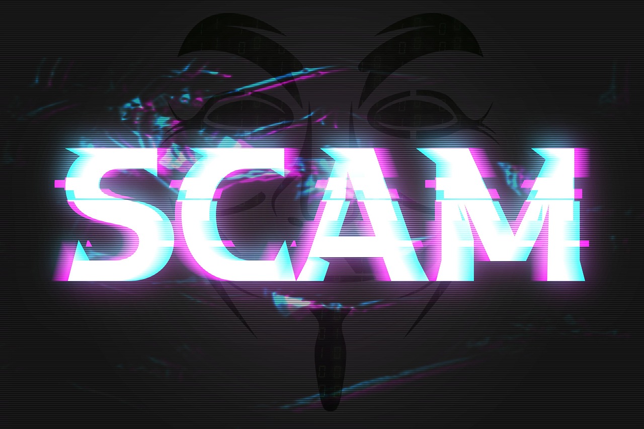 AI voice cloning scam visualization and banking security conceptual art